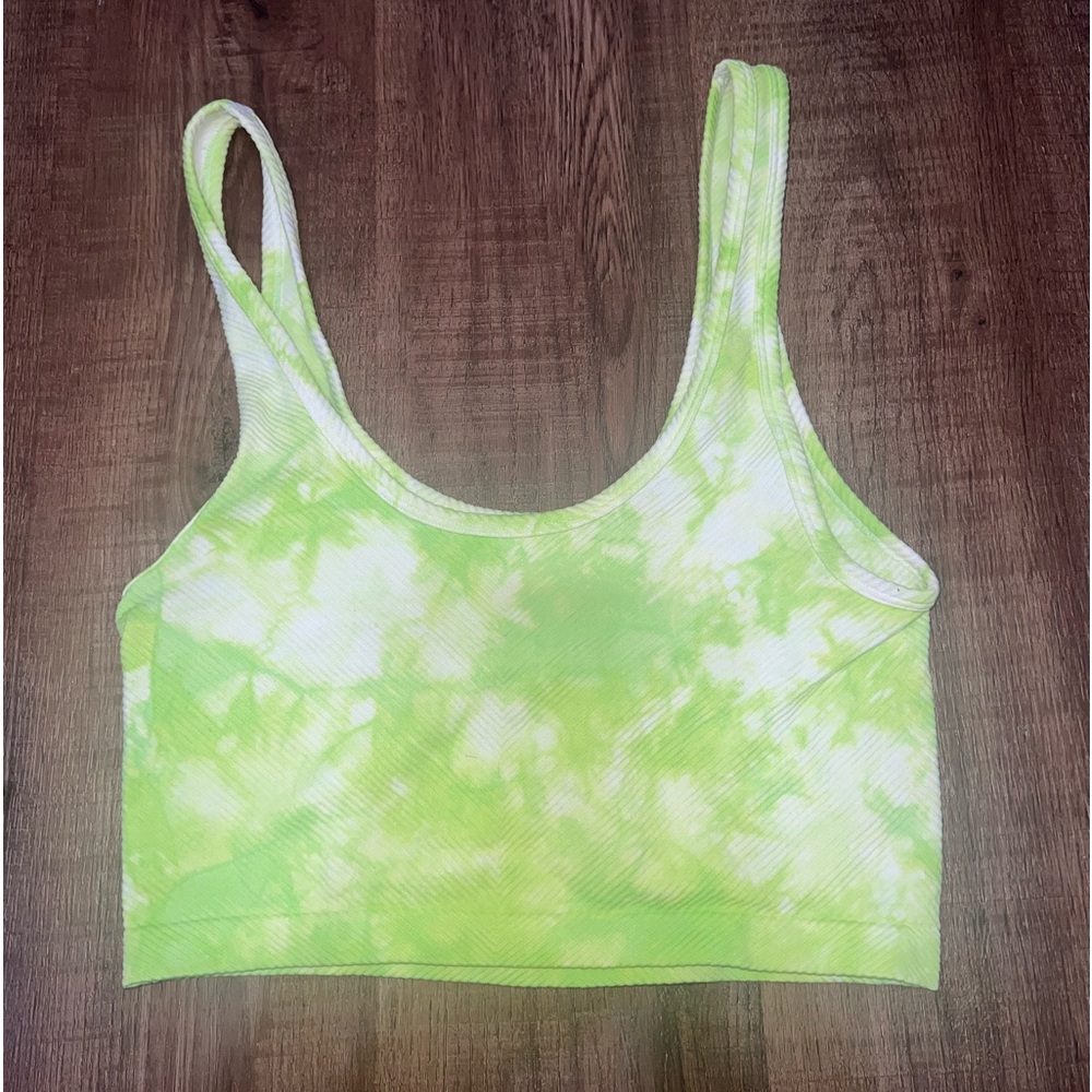 tie dye green tank